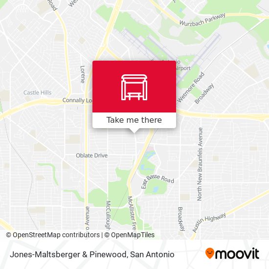 Jones-Maltsberger & Pinewood map