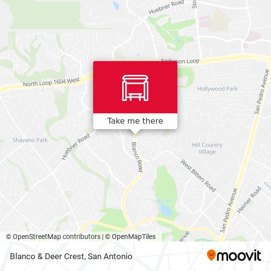 Mapa de Blanco & Deer Crest