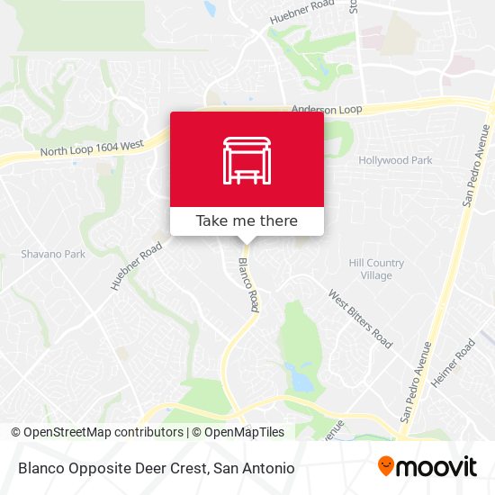 Mapa de Blanco Opposite Deer Crest