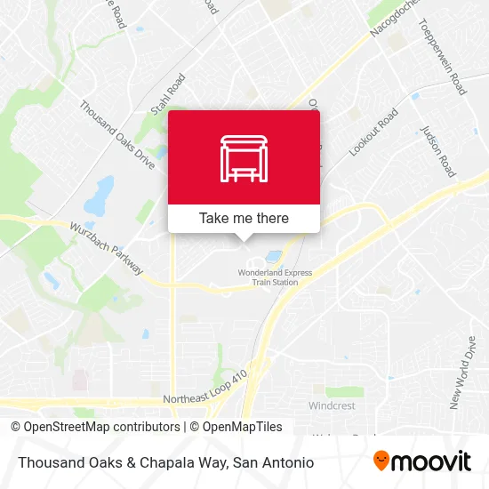 Thousand Oaks & Chapala Way map