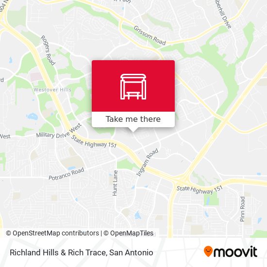 Mapa de Richland Hills & Rich Trace