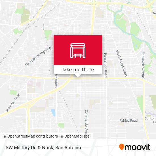 SW Military Dr. & Nock map
