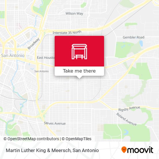 Martin Luther King & Meersch map