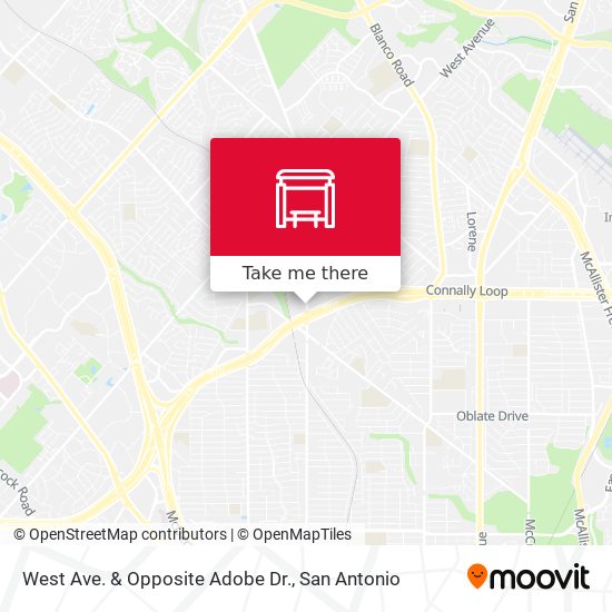 Mapa de West Ave. & Opposite Adobe Dr.