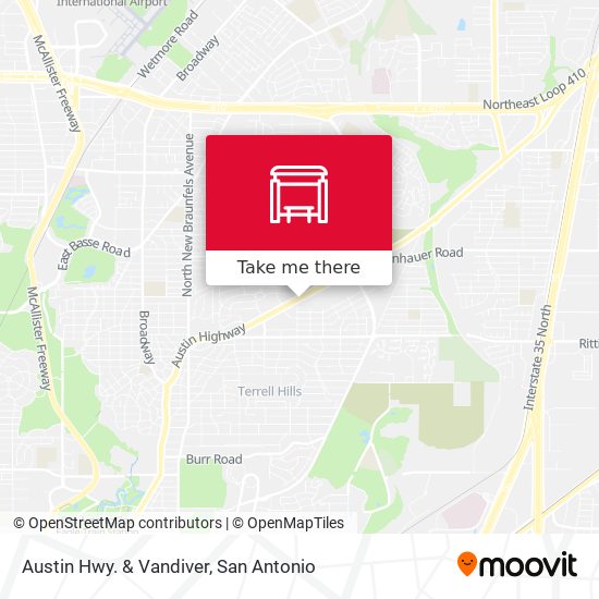 Austin Hwy. & Vandiver map