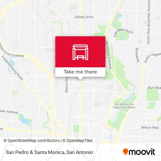 San Pedro & Santa Monica map