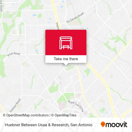 Mapa de Huebner Between Usaa & Research