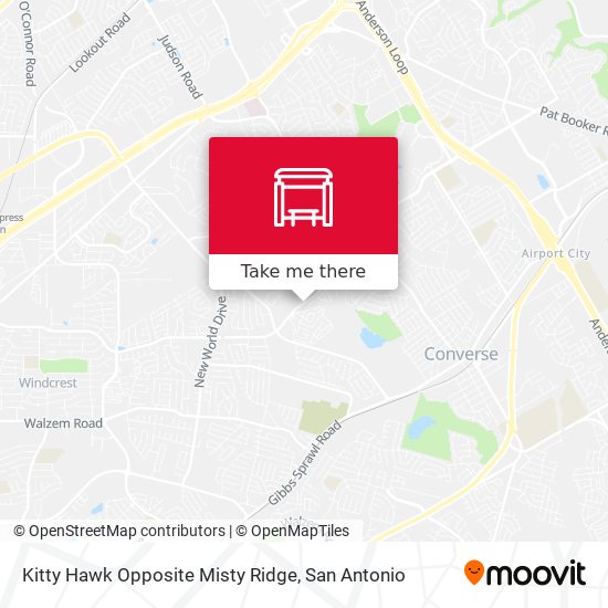 Mapa de Kitty Hawk Opposite Misty Ridge