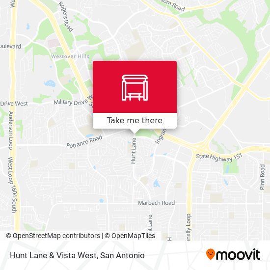 Mapa de Hunt Lane & Vista West