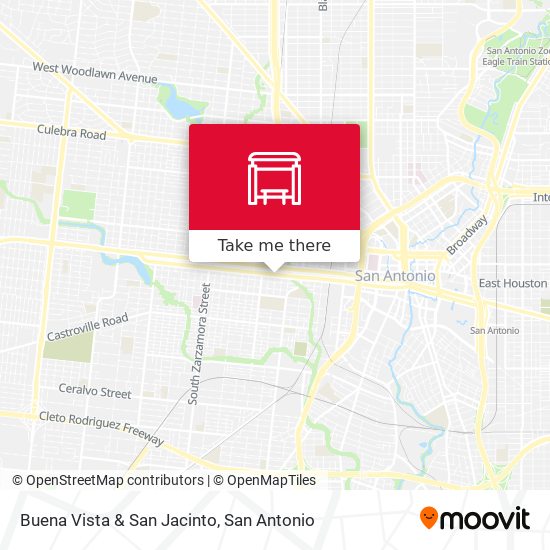 Buena Vista & San Jacinto map