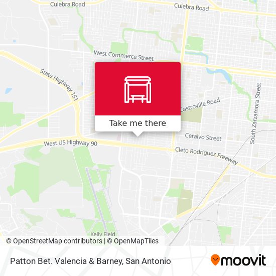Mapa de Patton Bet. Valencia & Barney