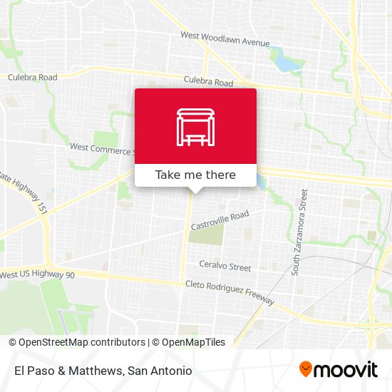 El Paso & Matthews map