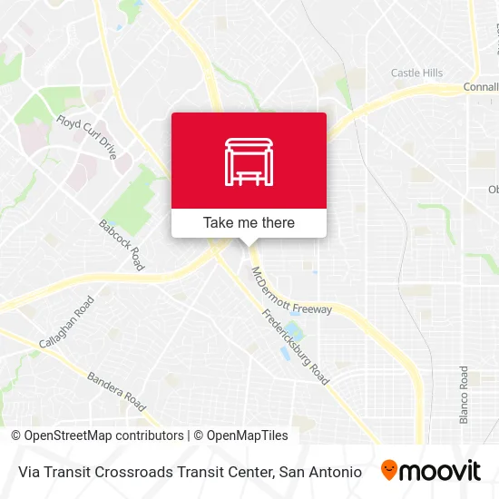 Via Transit Crossroads Transit Center map