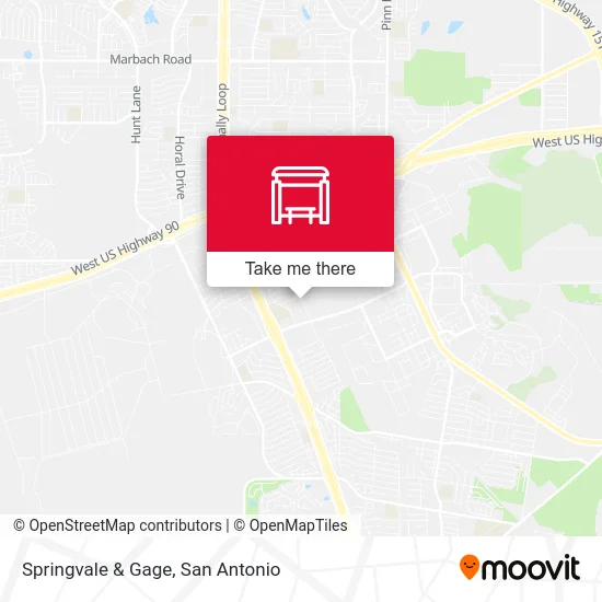 Springvale & Gage map
