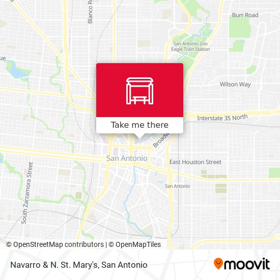 Navarro & N. St. Mary's map