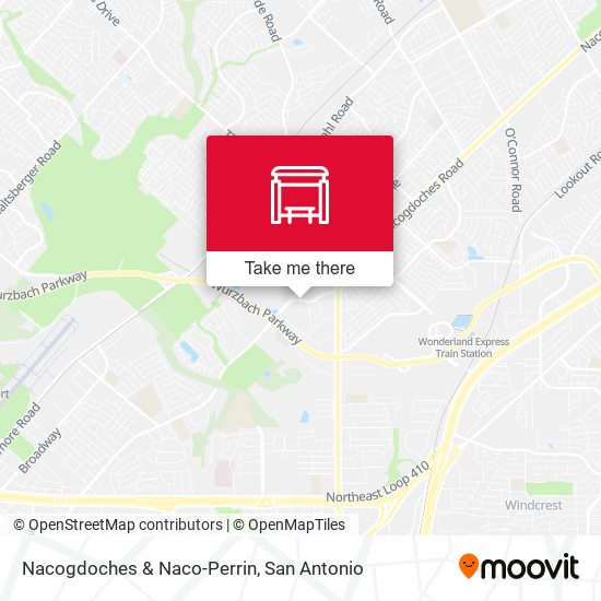 Nacogdoches & Naco-Perrin map
