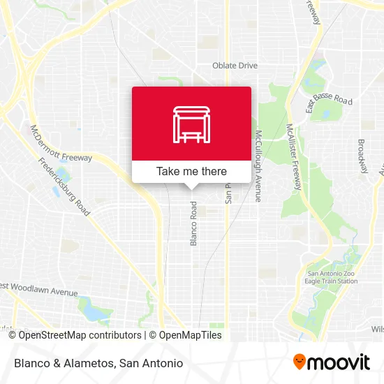 Blanco & Alametos map