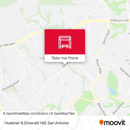Huebner & Emerald Hill map