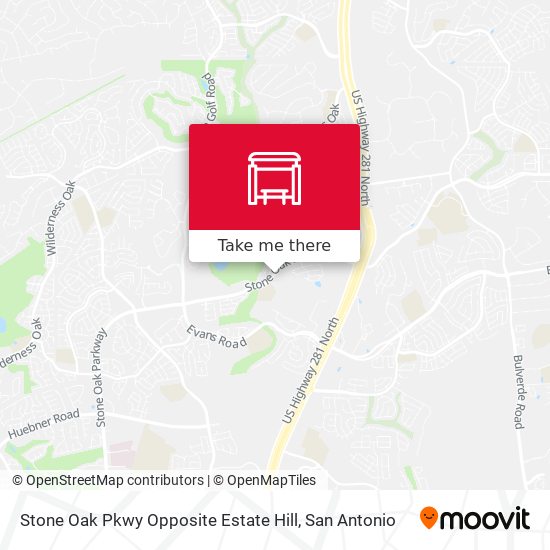 Mapa de Stone Oak Pkwy Opposite Estate Hill