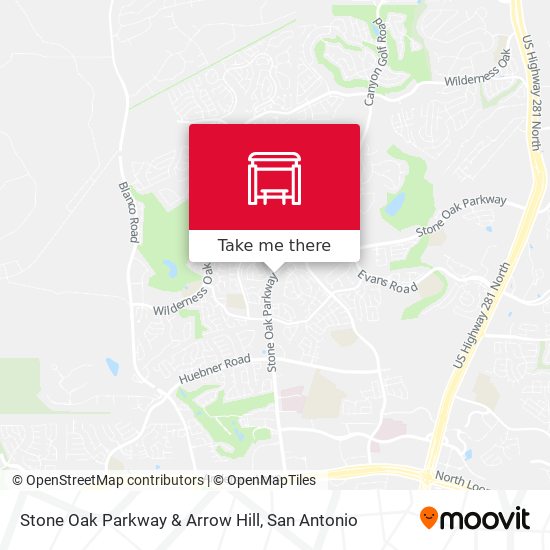 Mapa de Stone Oak Parkway & Arrow Hill