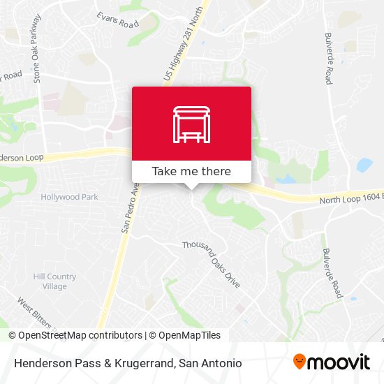 Henderson Pass & Krugerrand map