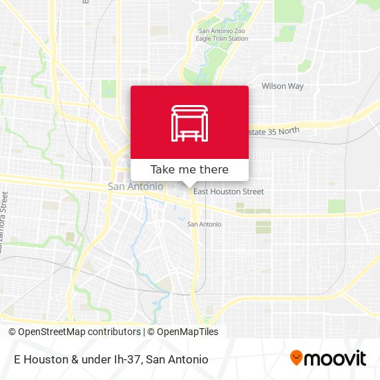 E Houston & under Ih-37 map