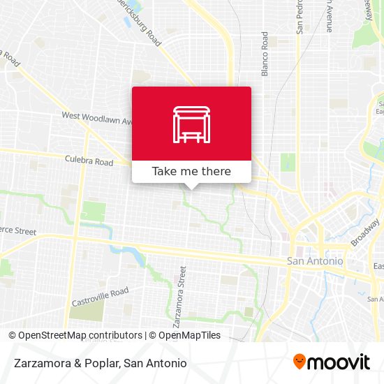 Mapa de Zarzamora & Poplar