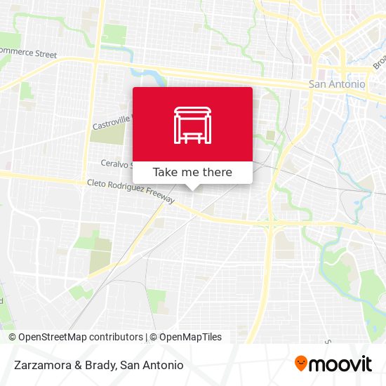 Mapa de Zarzamora & Brady