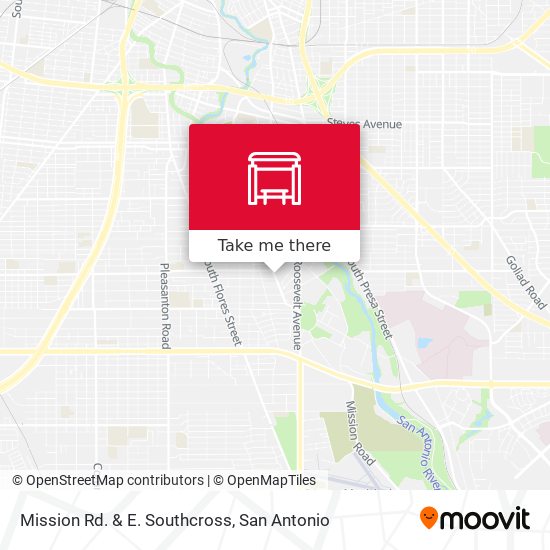 Mapa de Mission Rd. & E. Southcross