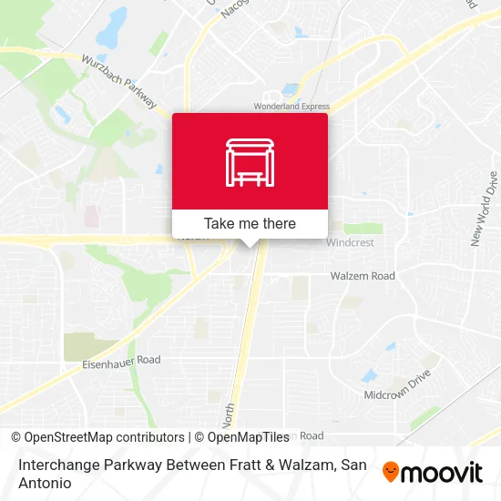 Mapa de Interchange Parkway Between Fratt & Walzam
