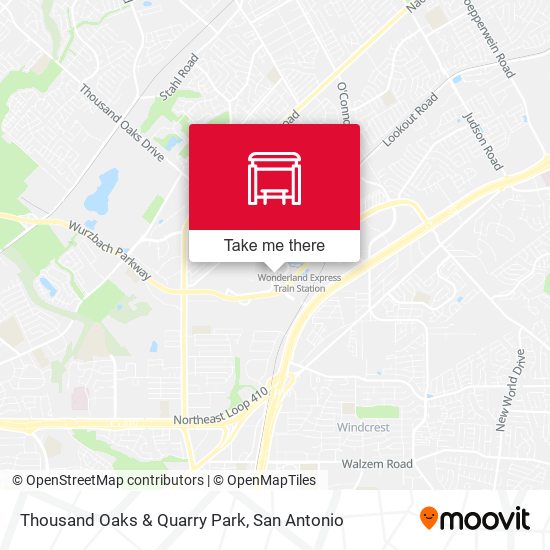 Thousand Oaks & Quarry Park map