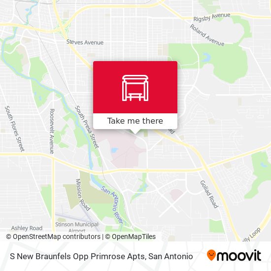 S New Braunfels Opp Primrose Apts map