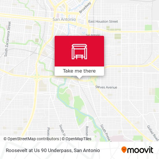 Roosevelt at Us 90 Underpass map