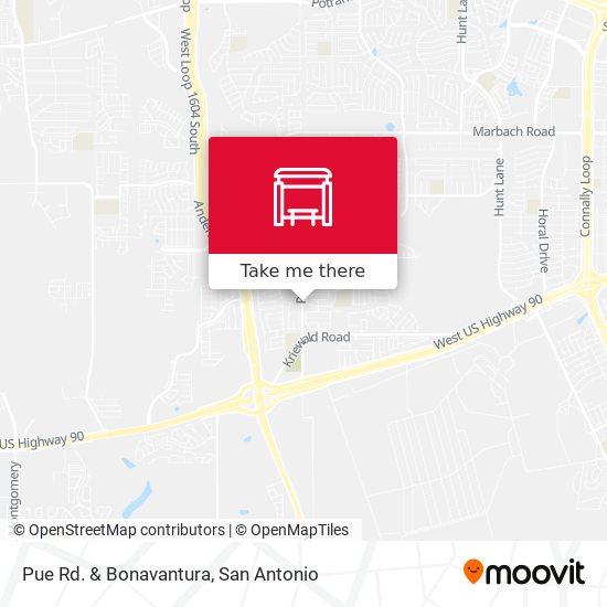 Pue Rd. & Bonavantura map