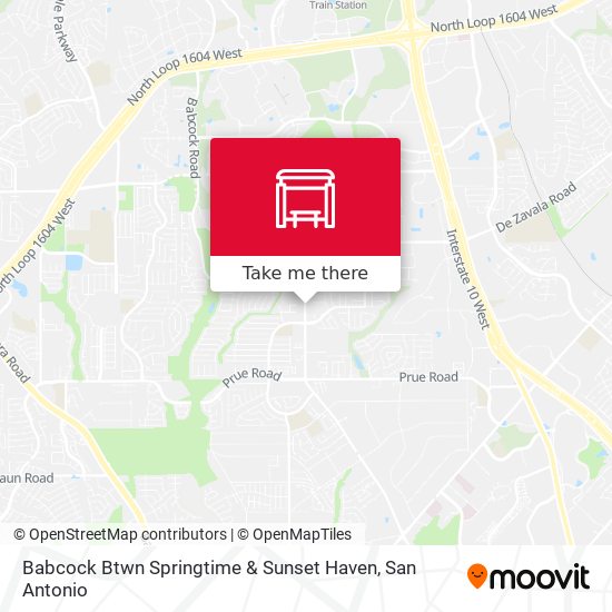 Mapa de Babcock Btwn Springtime & Sunset Haven