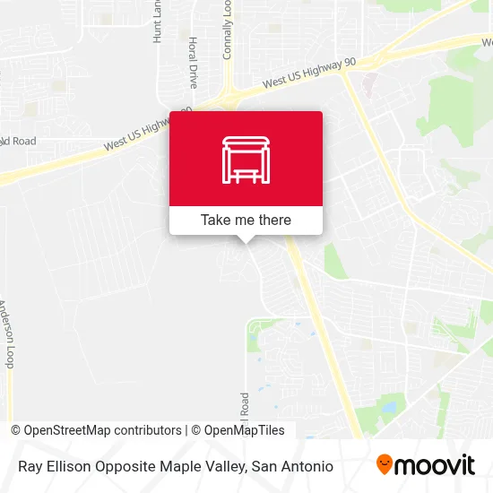 Ray Ellison Opposite Maple Valley map