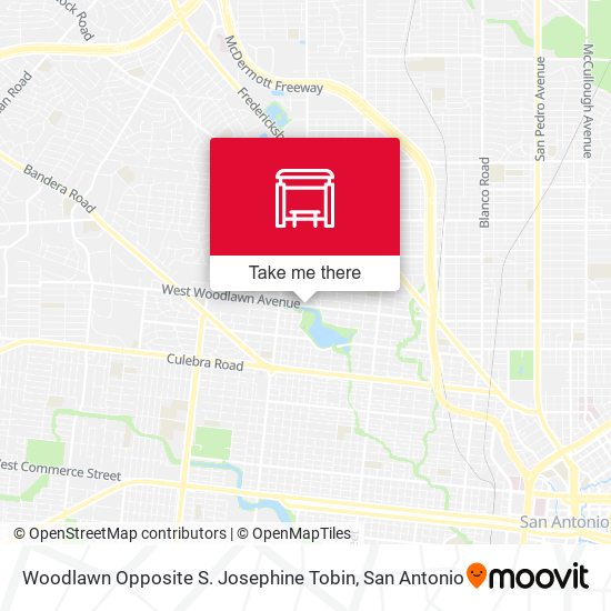 Woodlawn Opposite S. Josephine Tobin map