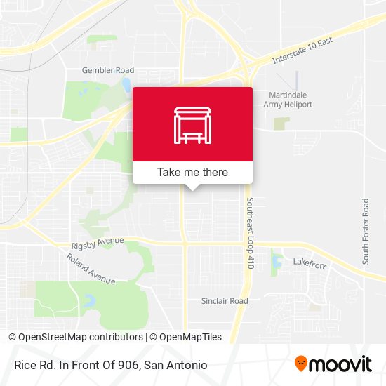 Mapa de Rice Rd. In Front Of 906