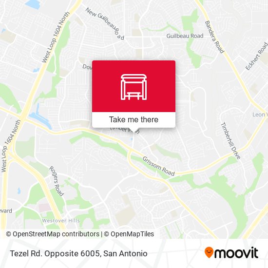 Tezel Rd. Opposite 6005 map