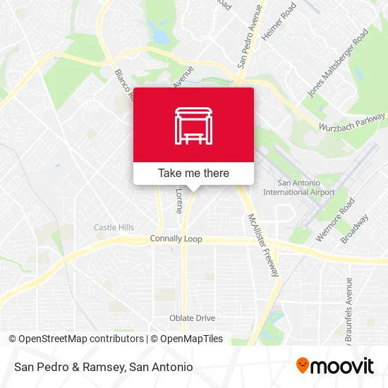 San Pedro & Ramsey map