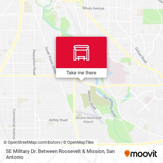 Mapa de SE Military Dr. Between Roosevelt & Mission