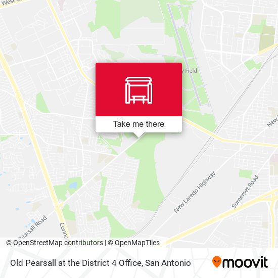 Mapa de Old Pearsall at the District 4 Office