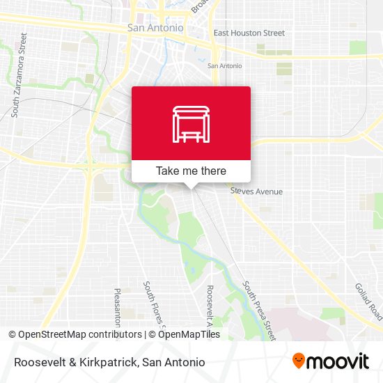 Roosevelt & Kirkpatrick map