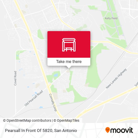 Mapa de Pearsall In Front Of 5820