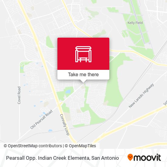 Mapa de Pearsall Opp. Indian Creek Elementa