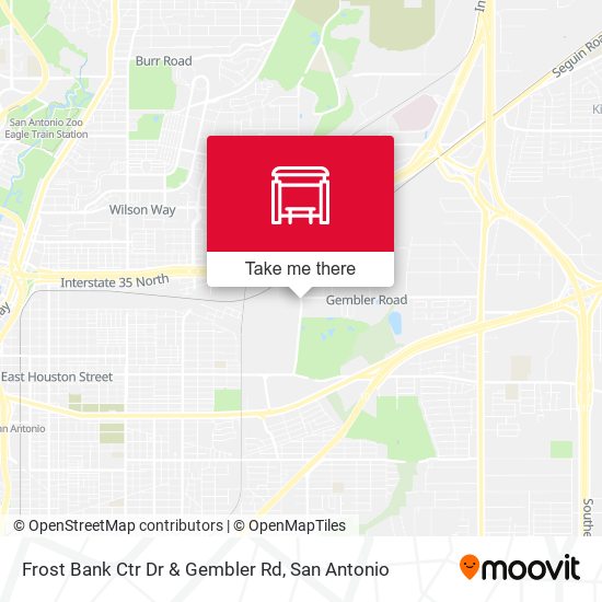 Mapa de Frost Bank Ctr Dr & Gembler Rd