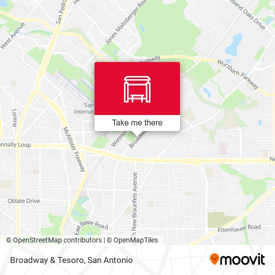 Mapa de Broadway & Tesoro