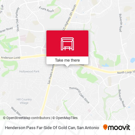 Henderson Pass Far-Side Of Gold Can map