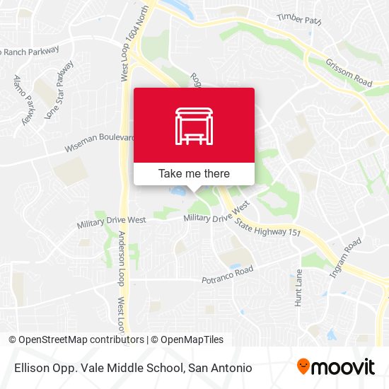 Ellison Opp. Vale Middle School map