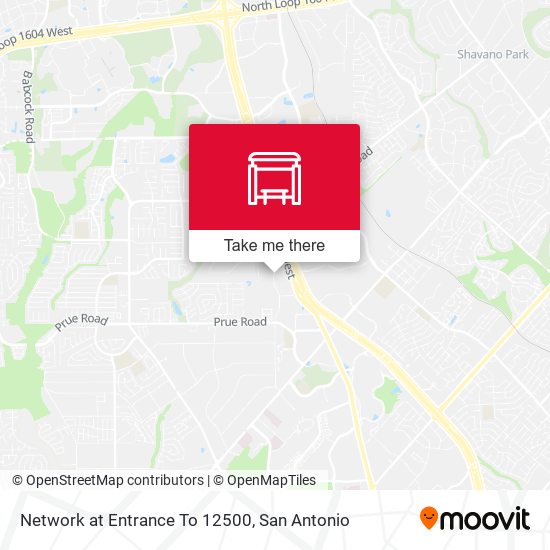 Mapa de Network at Entrance To 12500